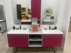 Outlet Mobile per il bagno Doppio a prezzi convenienti Mobili Bagno A Terra