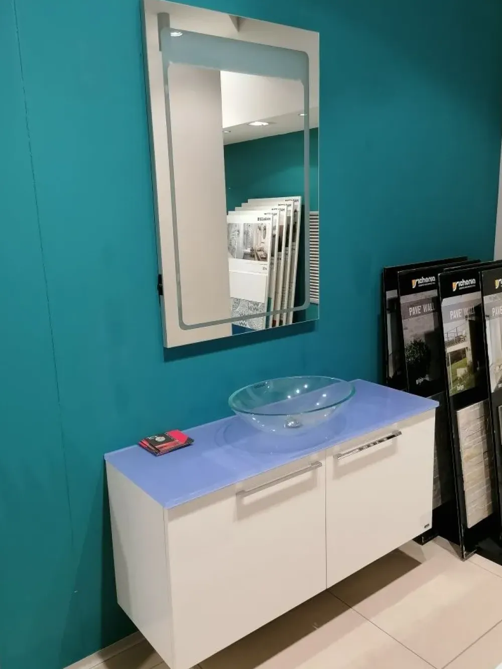 Artigianale Mobile per il bagno Free a prezzi outlet- Mobili Bagno Sospeso