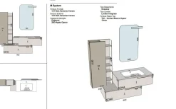 Baxar Mobile per il bagno M system in offerta- Mobili Bagno Sospeso