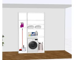 Collezione esclusiva Mobile per il bagno Armadioperlavatrice con forte sconto- Mobili Bagno Lavanderia