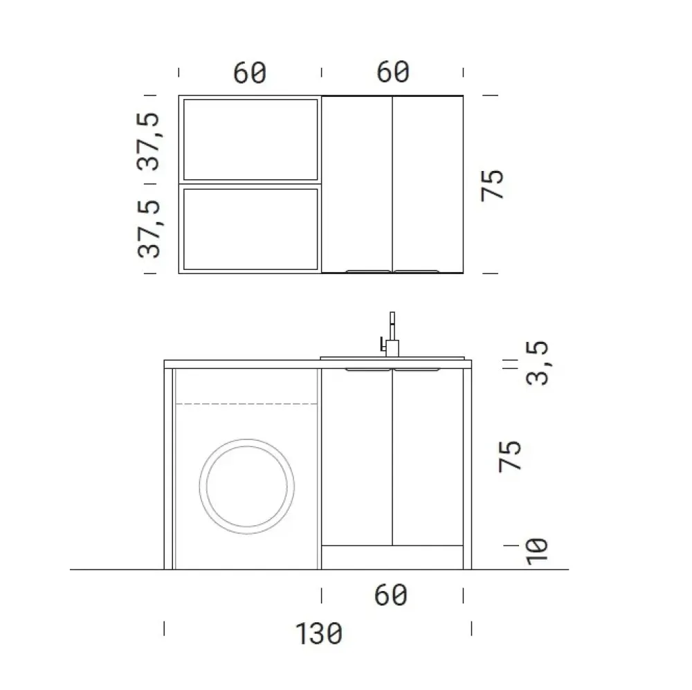 Mobile per il bagno Lab60 con forte sconto^Compab