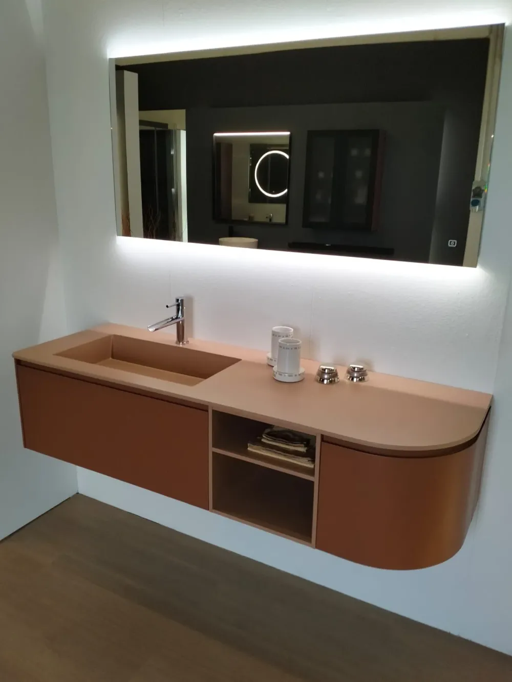 Ideagroup Mobile per il bagno Seventy form a prezzi convenienti- Mobili Bagno Sospeso