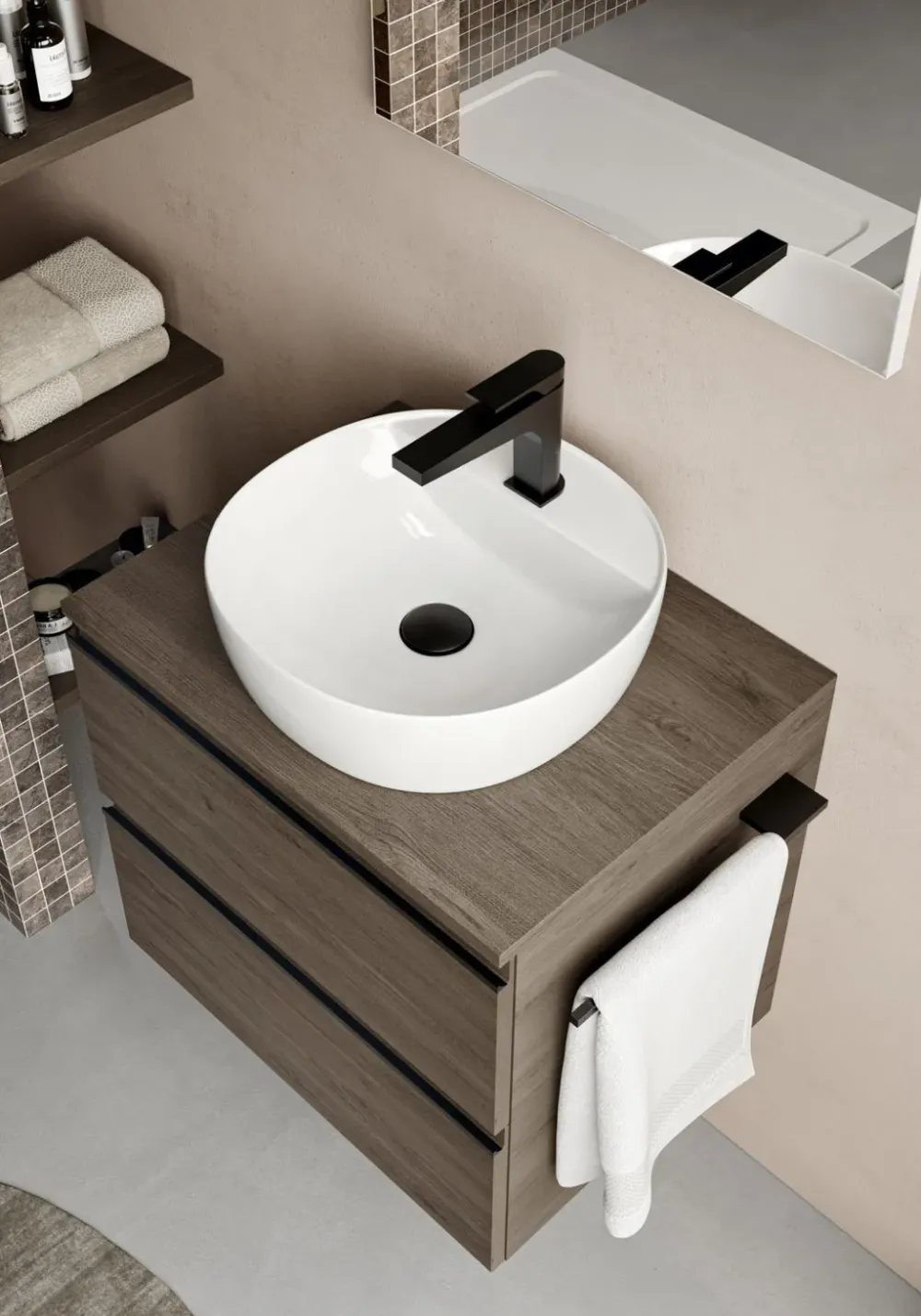 Ideagroup Mobile per il bagno System 03 in offerta- Mobili Bagno Sospeso