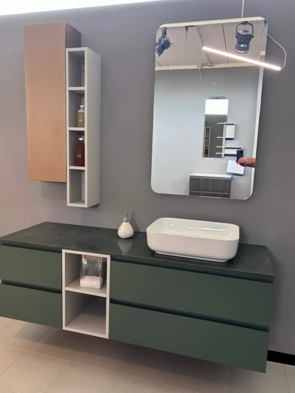 New Mobile per il bagno Gola system a prezzi outlet Mobili Bagno Sospeso