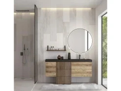 Outlet Mobile per il bagno L02 con forte sconto Mobili Bagno Sospeso