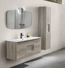 Md work Mobile per il bagno Bagno 3 colori disponibili con 3 misure  in offerta- Mobili Bagno Sospeso