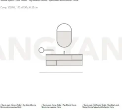 Best Mobile per la sala da bagno yang 5 a prezzo Outlet Mobili Bagno Sospeso