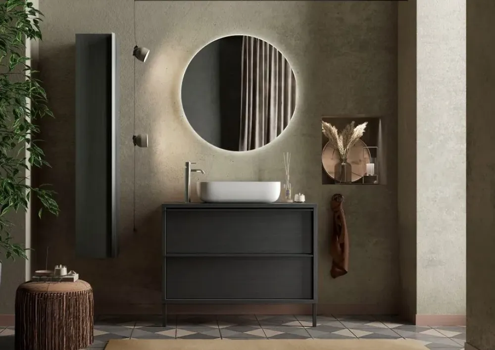 Md work Mobile per la sala da bagno Bagno completo come foto in Offerta Outlet- Mobili Bagno A Terra