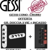 Clearance Mobile per la sala da bagno Cono gruppo doccia 3 vie termostatico parte esterna 45206 031 + parte incasso 43105 a prezzo scontato Mobili Bagno Sospeso