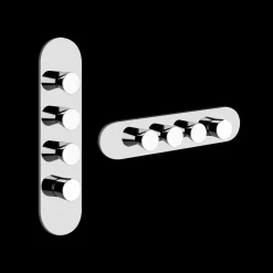 Clearance Mobile per la sala da bagno Cono gruppo doccia 3 vie termostatico parte esterna 45206 031 + parte incasso 43105 a prezzo scontato Mobili Bagno Sospeso