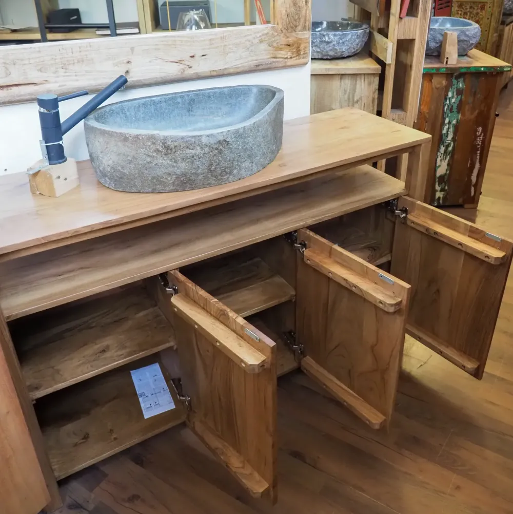 Mobile per la sala da bagno Mobiule bagno legnop di acacia india a prezzo scontato^Nuovi Mondi Collection Hot