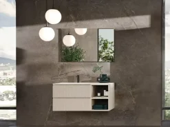 Artigianale Mobile per la sala da bagno 03 a prezzo Outlet- Mobili Bagno Sospeso