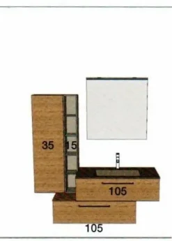 Outlet Mobile per la sala da bagno Composizione c 017 bagni a prezzo scontato Mobili Bagno Sospeso