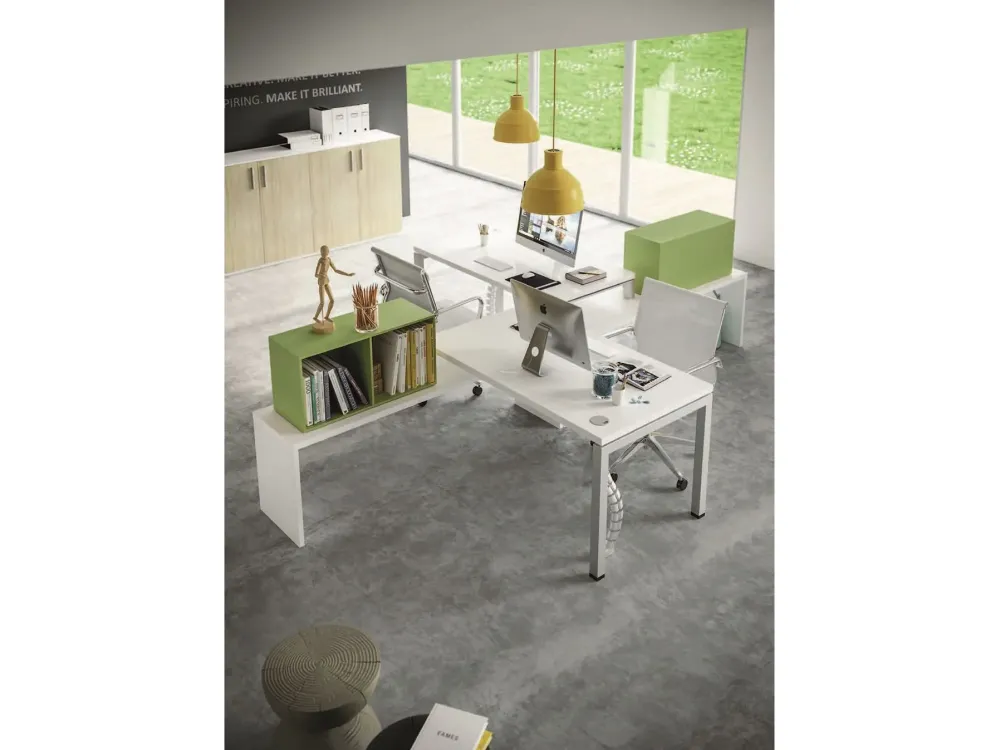 New Mobile per ufficio in laccato opaco Of 62 a prezzi convenienti Arredo Ufficio