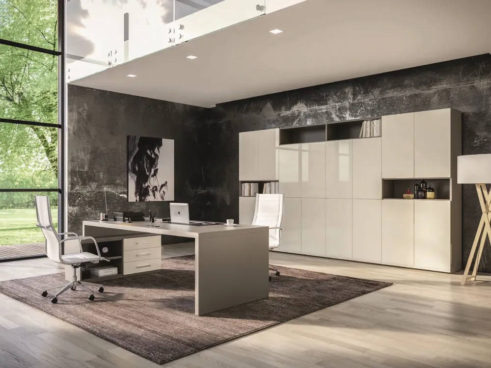 Discount Mobile per ufficio in laccato lucido Of 68 a prezzi outlet Arredo Ufficio
