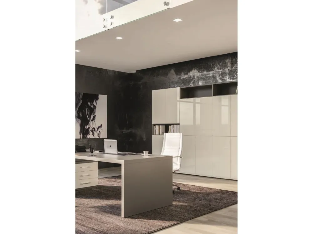 Discount Mobile per ufficio in laccato lucido Of 68 a prezzi outlet Arredo Ufficio