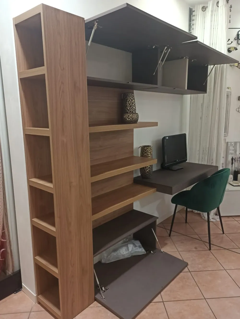 Mobile per ufficio modello Parete studio in legno ad un prezzo speciale^Imab