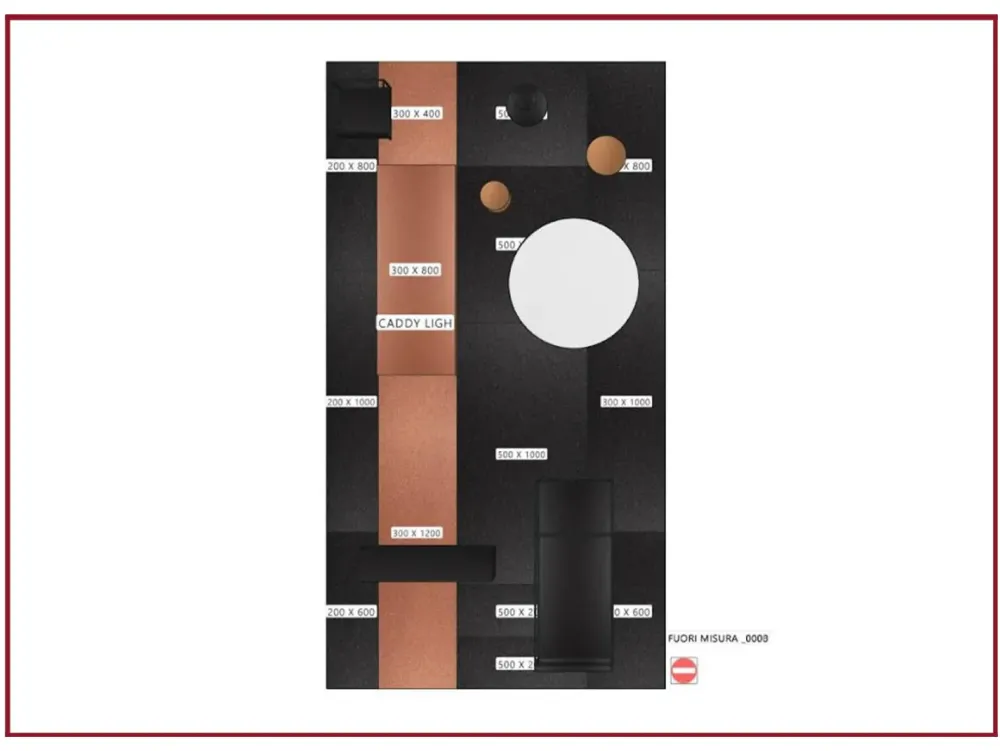 Mobile per un ingresso design modello Magnetika di a prezzo Outlet^Ronda Design New