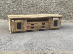 Mobile porta tv Mobile basso portatv jupiter  industrial  di in offerta^Outlet Etnico Clearance