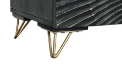 Outlet Etnico Mobile porta tv Porta tv mango nero 160 di con uno SCONTO IMPERDIBILE- Porta Tv