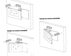 Astor Mobili Mobile porta tv X2 porta tv orientabile di con uno SCONTO IMPERDIBILE- Porta Tv