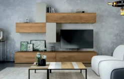 Hot Mobile soggiorno modello Atlante skt15 di scontato -30% Pareti Attrezzate