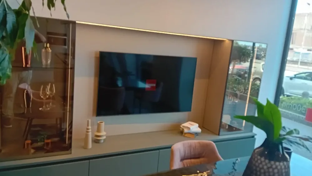 Scavolini Mobile soggiorno modello Libra living di scontato -50%- Pareti Attrezzate