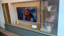 Scavolini Mobile soggiorno modello Libra living di scontato -50%- Pareti Attrezzate