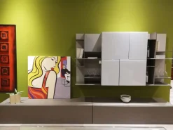 Outlet Mobile soggiorno modello Parete attrezzata di a PREZZI OUTLET Pareti Attrezzate
