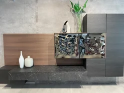 Duebitalia Mobile soggiorno modello Parete attrezzata di a PREZZI OUTLET- Pareti Attrezzate