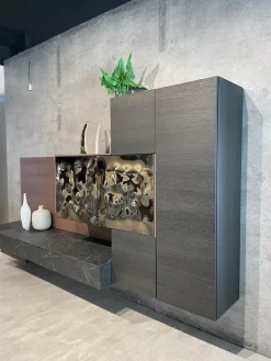 Duebitalia Mobile soggiorno modello Parete attrezzata  di a PREZZI OUTLET- Pareti Attrezzate