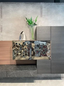 Duebitalia Mobile soggiorno modello Parete attrezzata di a PREZZI OUTLET- Pareti Attrezzate