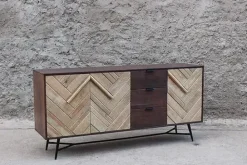 Hot Mobile soggiorno modello Credenza rennes natural 175 di a prezzo scontato Madie