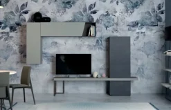 Tomasella Mobile soggiorno modello Atlante skt17 di scontato -30%- Pareti Attrezzate