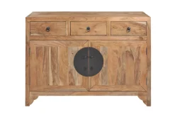 Outlet Mobile soggiorno modello Mobile credenza zen 2 ante 3 cassetti di a prezzo Outlet Madie