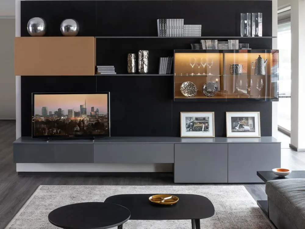 Mobile soggiorno modello Plan 28 outlet di a PREZZI OUTLET^Diotti.com Outlet