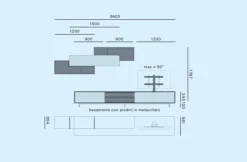 Sangiacomo Mobile soggiorno modello L5c18 di a PREZZI OUTLET- Pareti Attrezzate