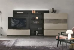 Tomasella Mobile soggiorno modello At105 di a PREZZI OUTLET- Pareti Attrezzate