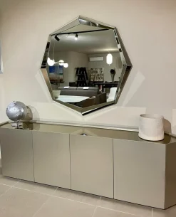 Mobile soggiorno modello Cattelan chelsea titanio 4 ante  di a PREZZI OUTLET Madie