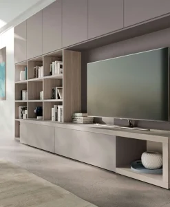 Hot Mobile soggiorno modello 23 di a PREZZI OUTLET Pareti Attrezzate