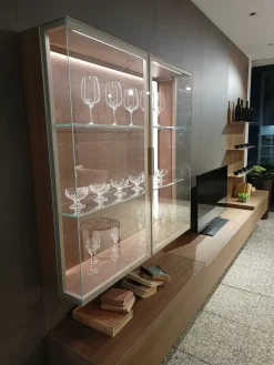 Tomasella Mobile soggiorno modello Atlante glove di a PREZZI OUTLET- Pareti Attrezzate