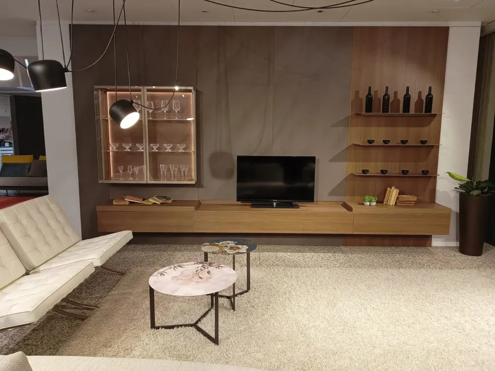 Tomasella Mobile soggiorno modello Atlante glove di a PREZZI OUTLET- Pareti Attrezzate