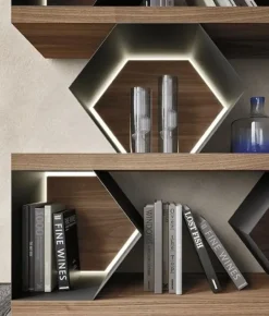 New Mobile soggiorno modello Metallo laccato  e legno di a PREZZI OUTLET Madie