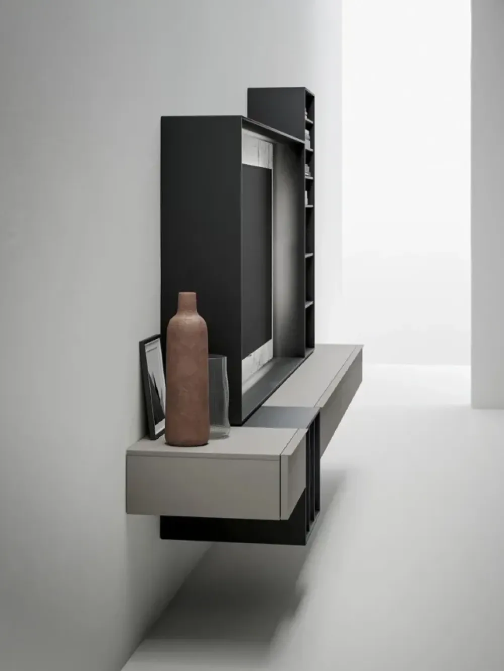 Online Mobile soggiorno modello Wallover cornice tv di scontato -30% Pareti Attrezzate