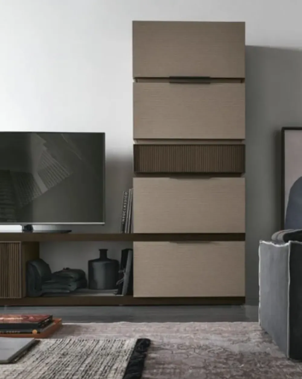 Tomasella Mobile soggiorno modello At111 di scontato -29%- Pareti Attrezzate