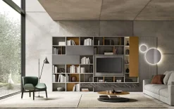 Mobile soggiorno modello Composizione horizon 1023 di scontato -30%^Mobilgam