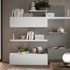 Giessegi Mobile soggiorno modello Living 573 di a PREZZI OUTLET- Pareti Attrezzate