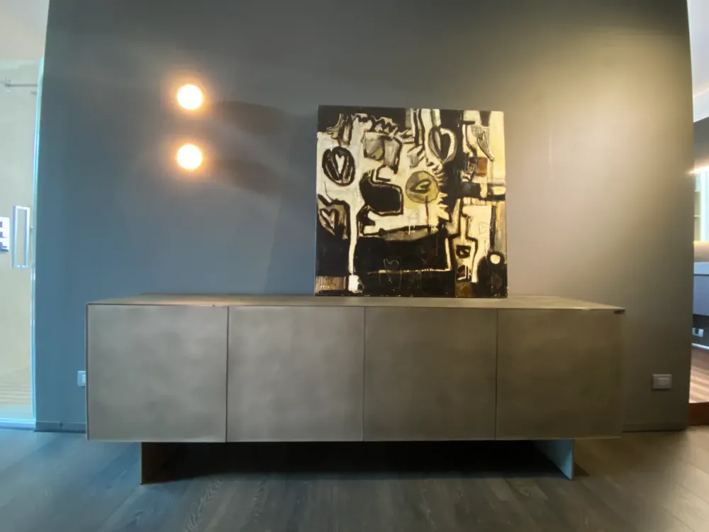 New Mobile soggiorno modello Xglass di in Offerta Outlet Madie