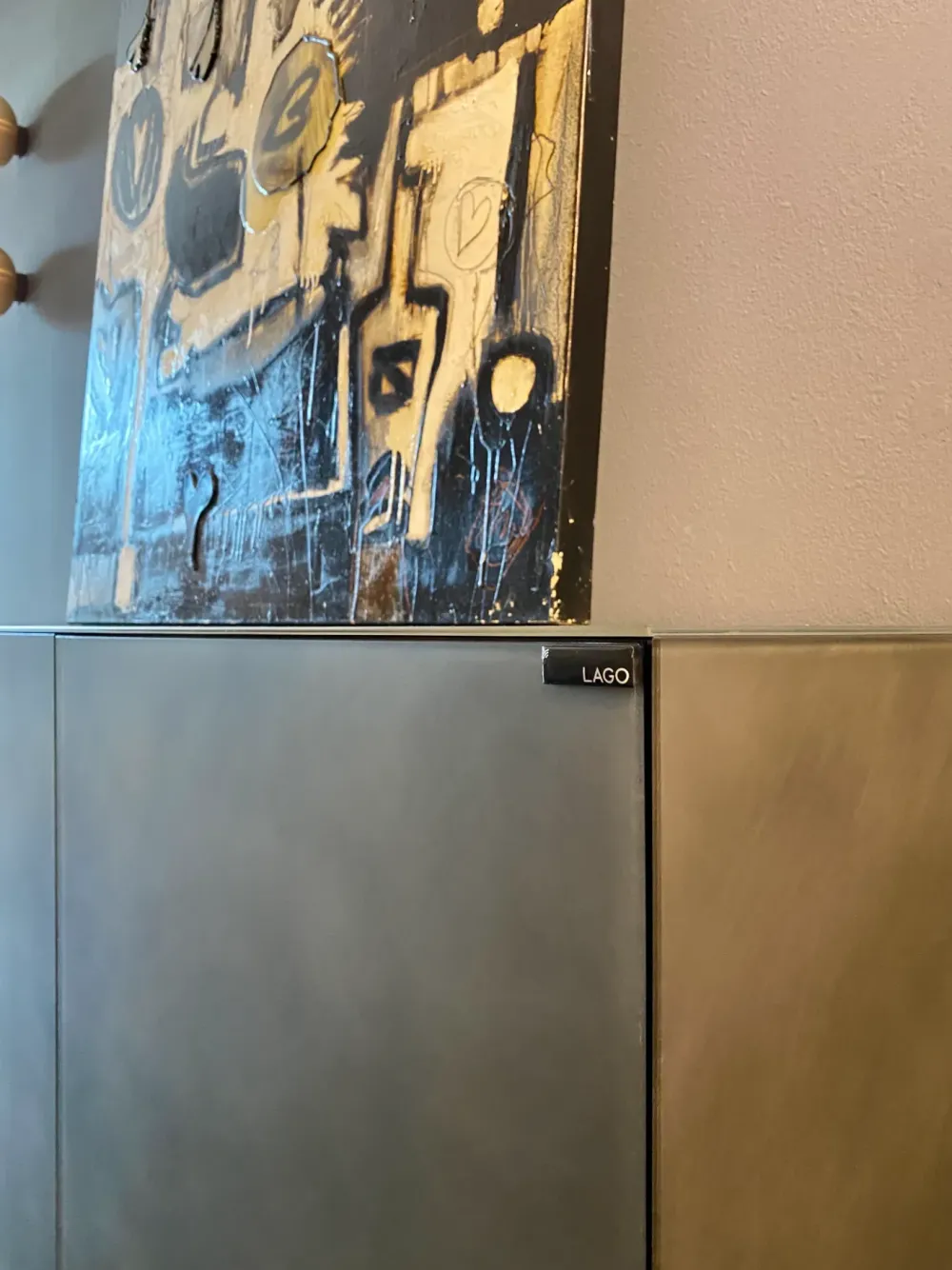 New Mobile soggiorno modello Xglass di in Offerta Outlet Madie