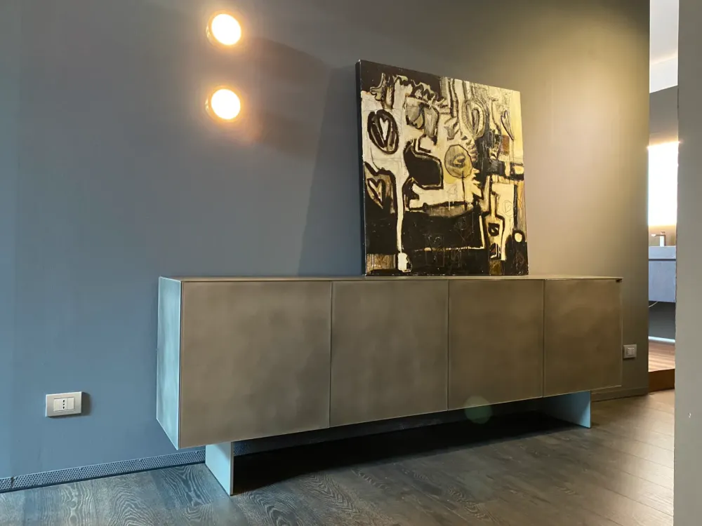 New Mobile soggiorno modello Xglass di in Offerta Outlet Madie